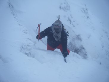 Mountaineering in the Snow